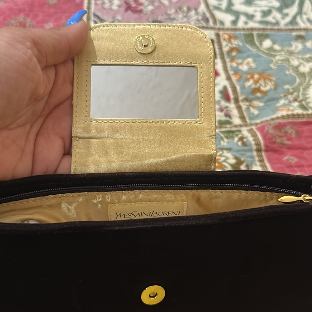 Vintage YSL Velvet Parfume Pouch - Picture 6 of 11